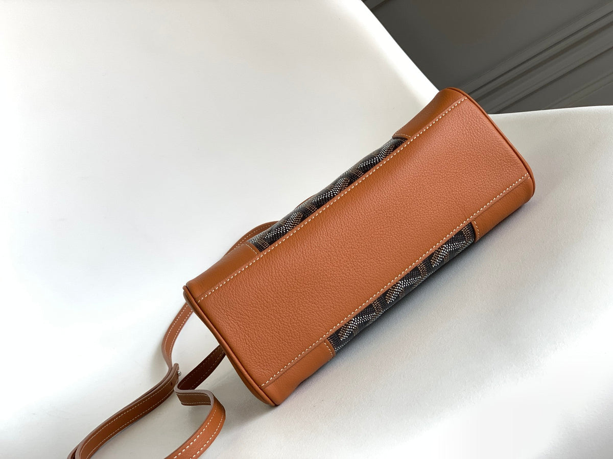 Bolso de mano con estampado clásico